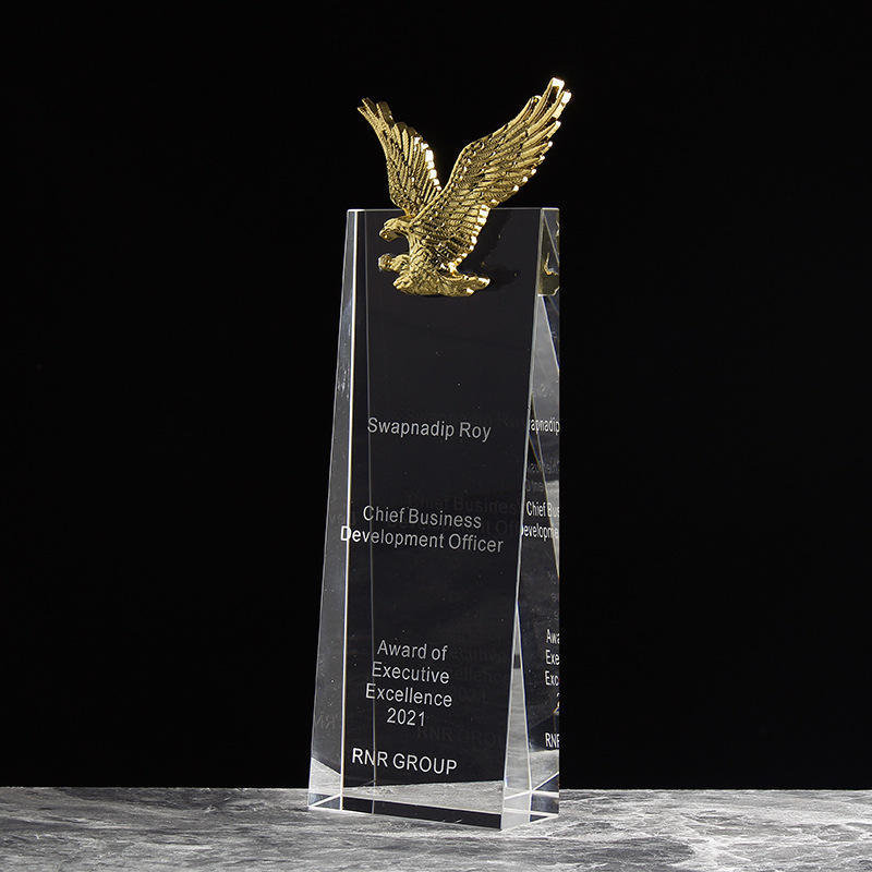 High Quality Customizable Crystal Trophy Factory Direct Sales Environmentally Friendly  Durable Crystal Trophy