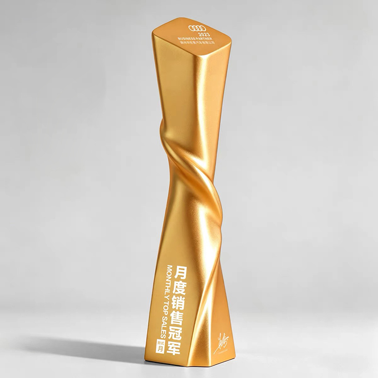 3D Printed Gold Silver Bronnze Red Blue Resin Tower Trophy Award MH-LJ0745