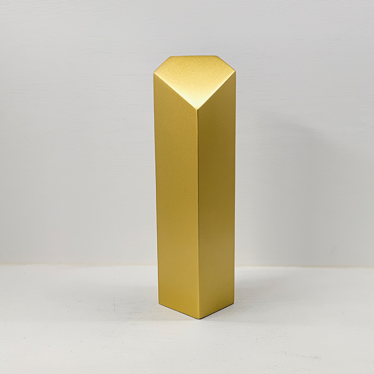 Unique Creativity Custom Engraved Pillar Trophy Metal Resin Award Business Ceremony Souvenir Gift Trophy