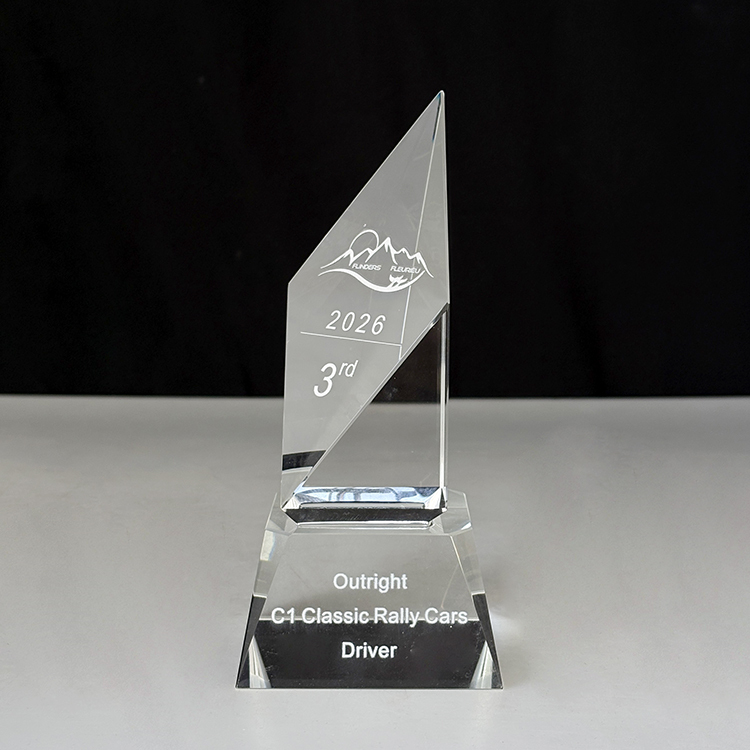 Diamond Shape Personalized Crystal Trophy MH-LJ0723