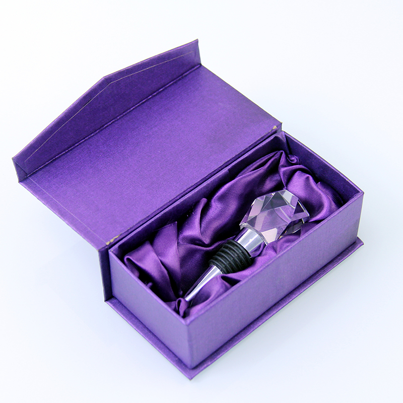 Custom Blank Block Crystal Wine Cork Bottle Stopper Funny Glass Reusable Screw Cap Champagne Wine Stopper for Banquet Souvenirs