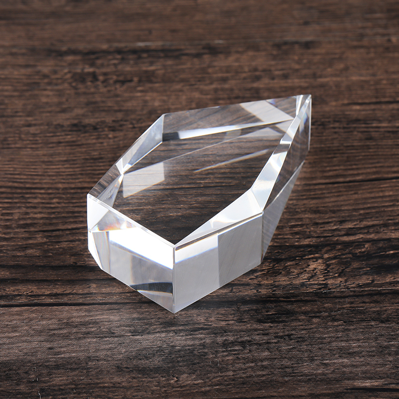 New Arrival Transparent K9 Crystal Block 3D Laser Engraved Photo Prestige Custom Iceberg Blanks Irregular Cube for Photo Frame