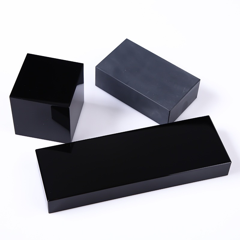 Manufacturing K9 Crystal Color Blank Prism Cube Optical Crystal Block for Laser Engraving