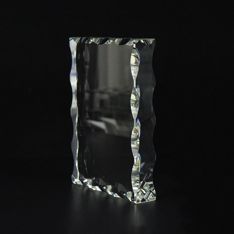 Crystal Cube Manufacturer Wholesales Blank K9 Crystal Cube Block Photo Frame for Custom Engraving Photos Souvenirs