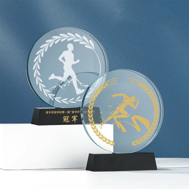 New MVP Sports Custom Trophy Medals Crystal Basketball Football Golf Ball Player Engraved Your Design Awards for Club