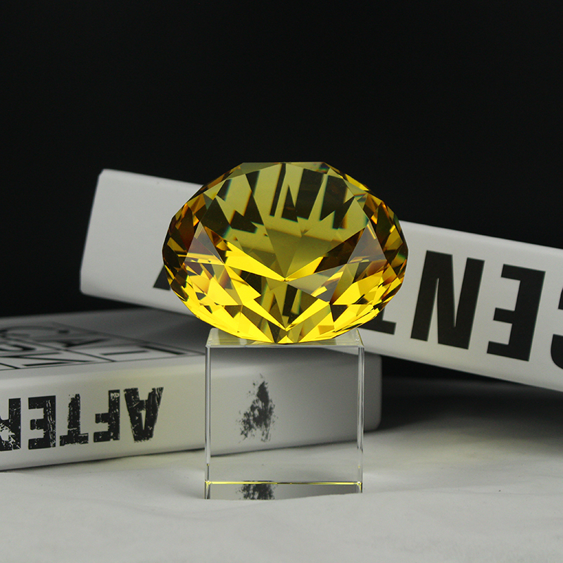 Fashion Crystal Diamond Awards K9 Crystal Reward Anniversary Trophy for Beauty Grooming Contest