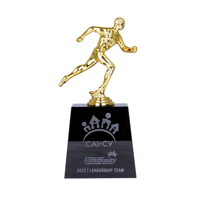 Professional Racing Metal Awards Personalized Running Bicycle Pingpang Crystal Winner Champion Gymnastics Trophy Awards