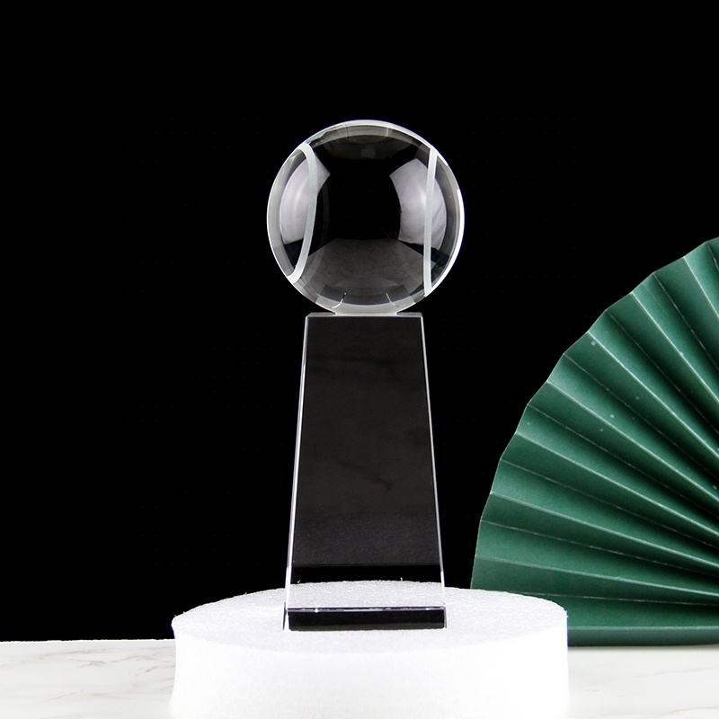 High Quality K9 Sublimation Crystal 3D Engraved Sports Trophies Cup Custom Tennis Football Awards for League Champion