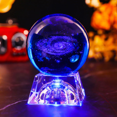 Colorful milky way color crystal base