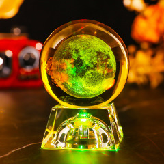 Color solar system color light crystal base
