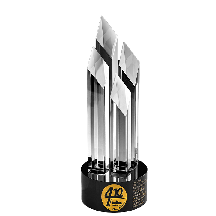Shining   Custom Diamond Shape Crystal Star Awards Trophy Crystal Trophies for Souvenirs Gifts