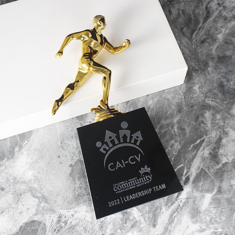 Professional Racing Metal Awards Personalized Running Bicycle Pingpang Crystal Winner Champion Gymnastics Trophy Awards