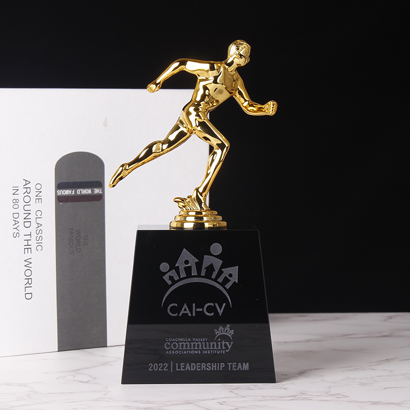 Professional Racing Metal Awards Personalized Running Bicycle Pingpang Crystal Winner Champion Gymnastics Trophy Awards