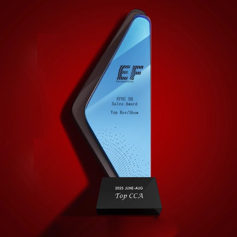 Luxury pink Blue Gold Silver Mirror Finishing Crystal Glass Awards Plaque Trophy MH-J0821