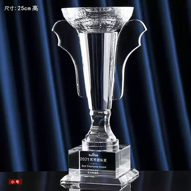 Champions Crystal Trophy Cup Custom Globe Crystal Trophy Crystal Cup Trophy for Ceremony Gifts