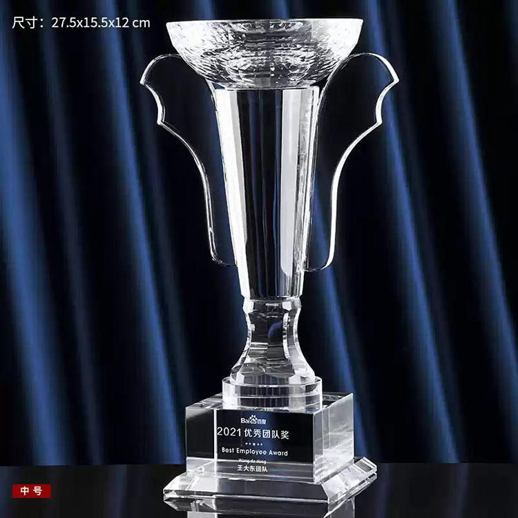 Champions Crystal Trophy Cup Custom Globe Crystal Trophy Crystal Cup Trophy for Ceremony Gifts