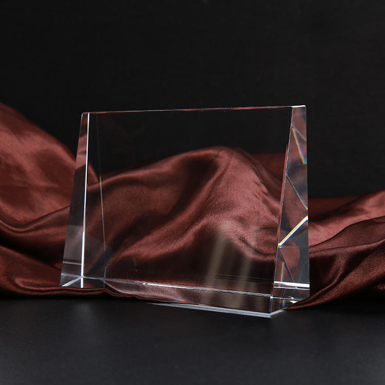 Shining K9 Empty Crystal Plaque Craft Retirement Gift Custom 3d Laser Crystal Photo Plaque Blank Trophy for Employee Awards