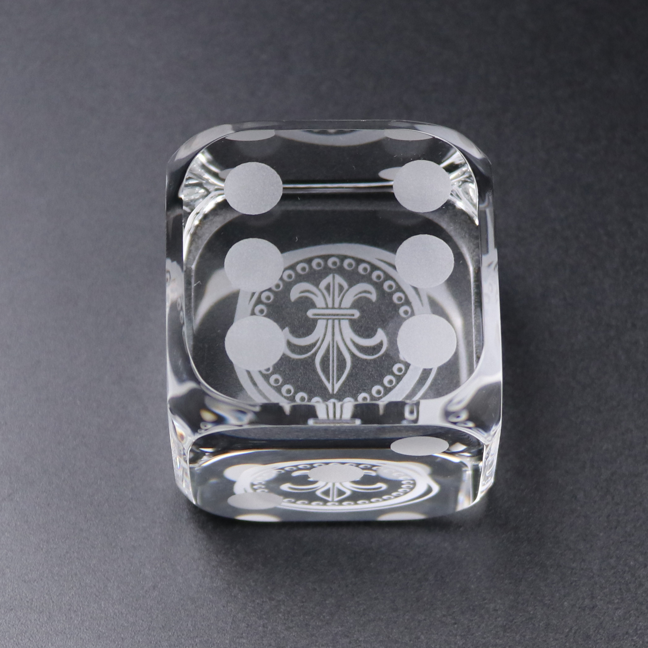 Luxury French Royal Crystal Dice Elegant Craft High Quality
