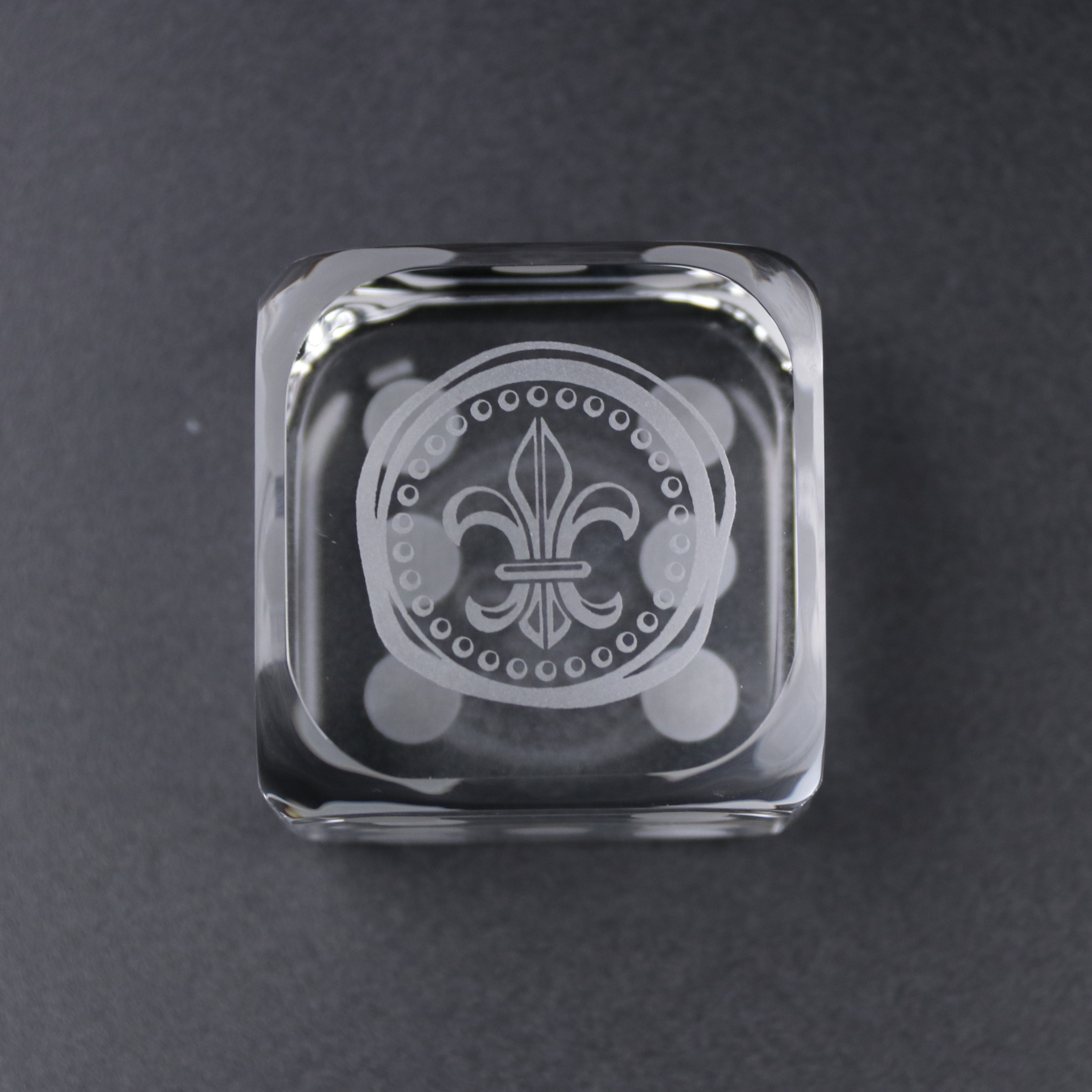 Luxury French Royal Crystal Dice Elegant Craft High Quality