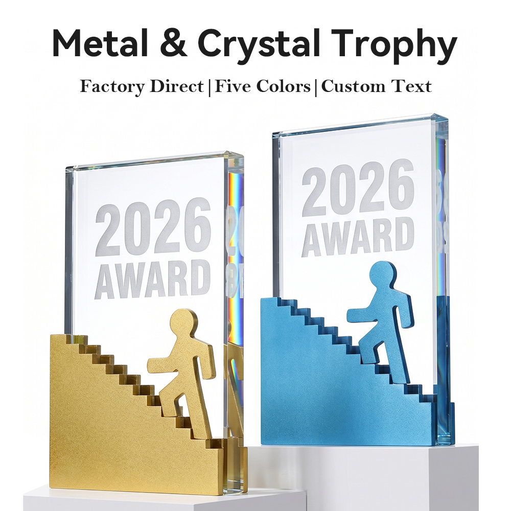 Jade Vertu Custom Aviation Metal Crystal Trophy Mountain Peak Award Gold Silver Bronze Personalized Engraved Eco-Friendly