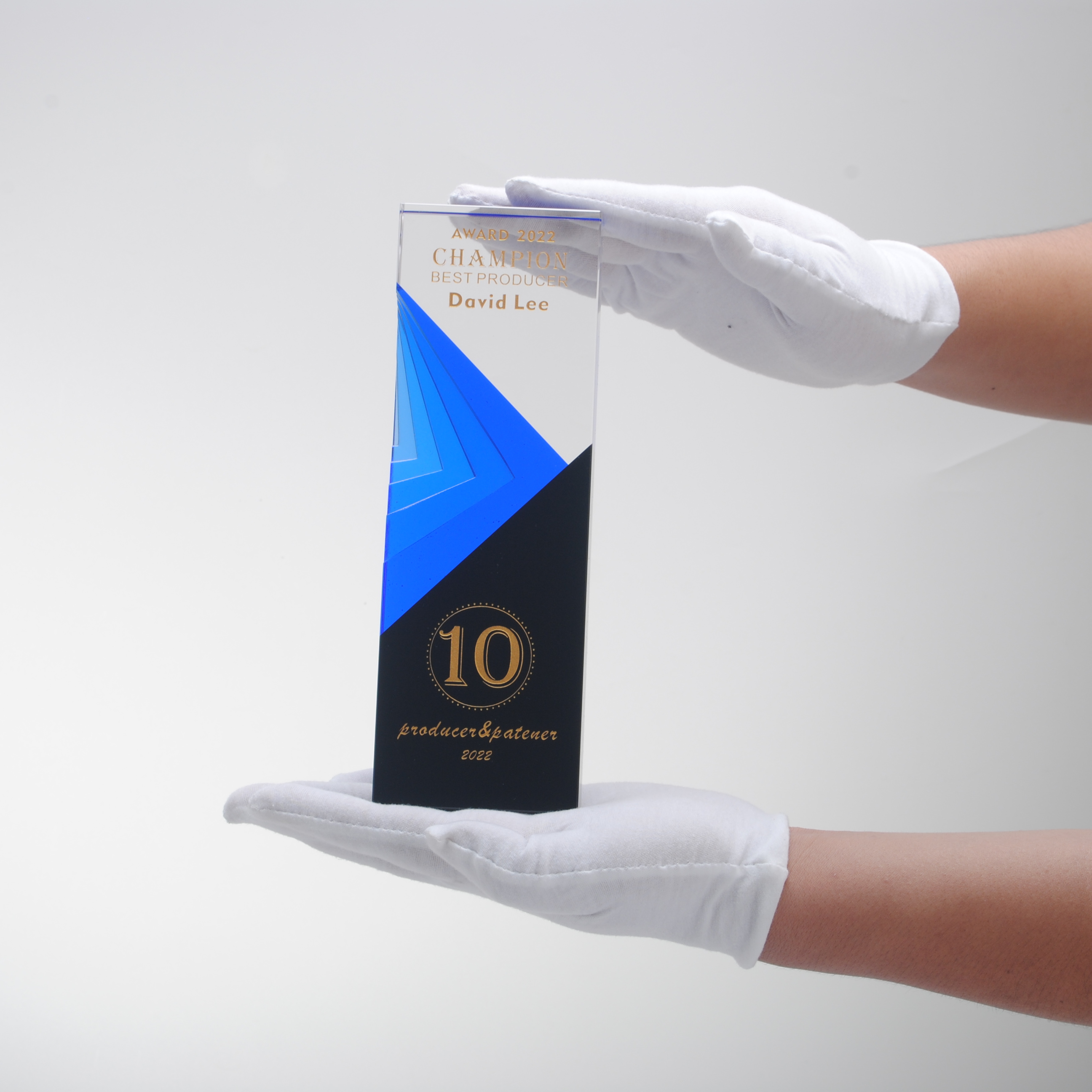 Factory Wholesale Custom Design Crystal Trophy Award for Business Gift