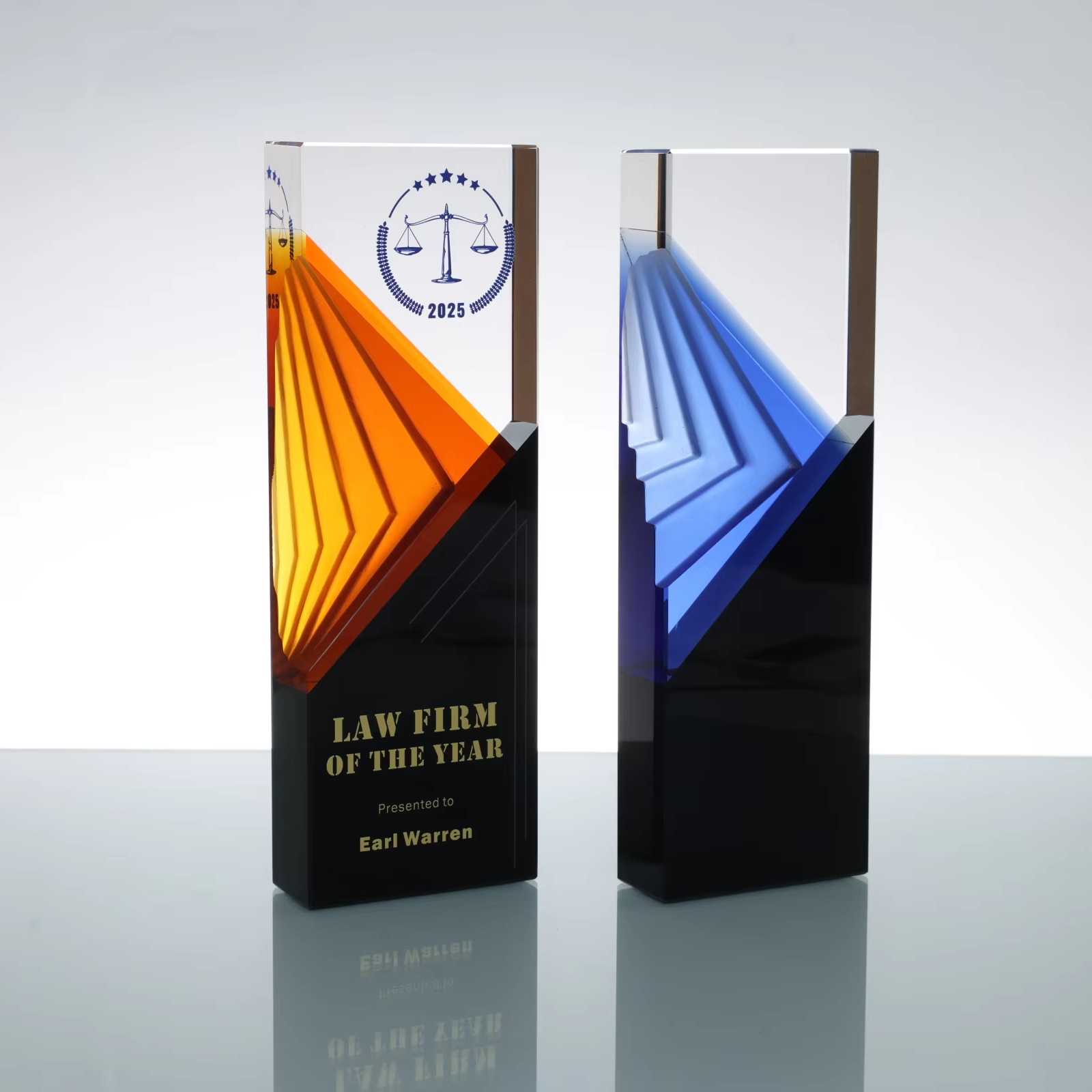 Factory Wholesale Custom Design Crystal Trophy Award for Business Gift