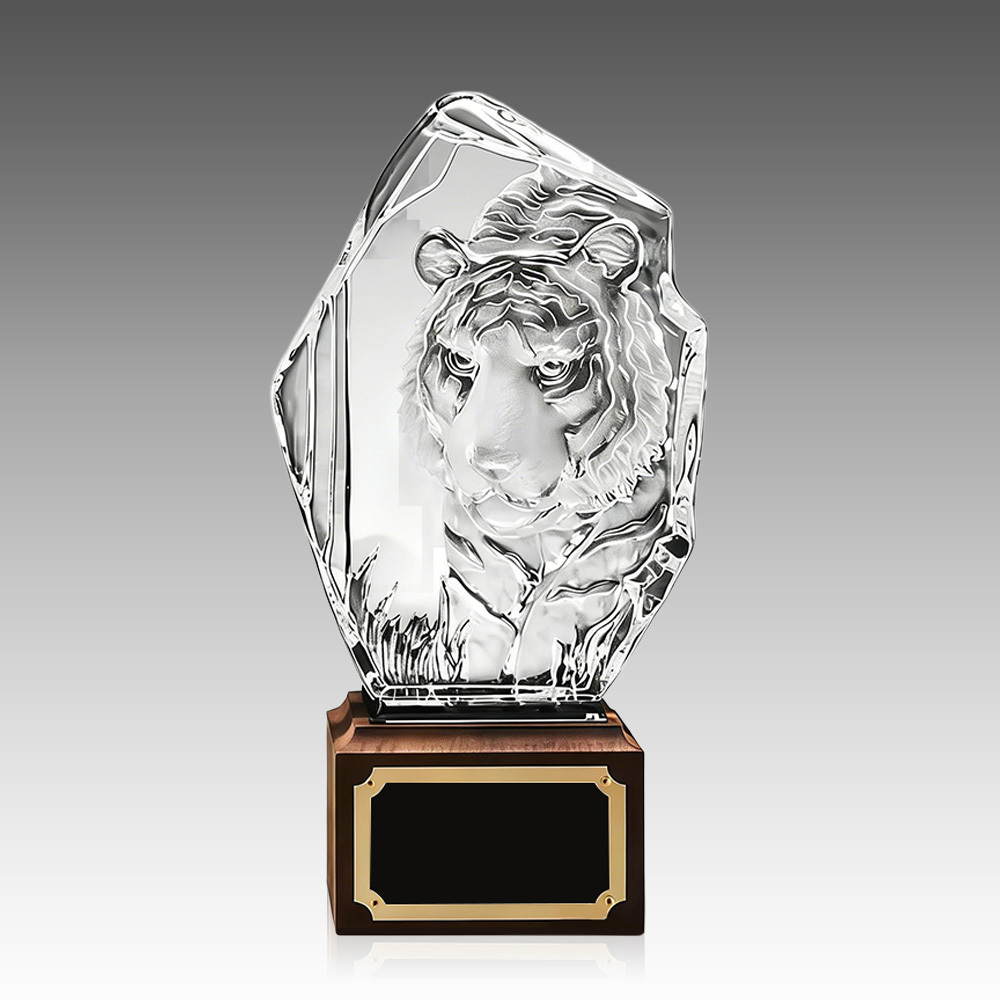 Noble Iceberg Trophy Made of Clear K9 Crystal With Different Base for Sports Championship Corporate Awards and Souvenir Display
