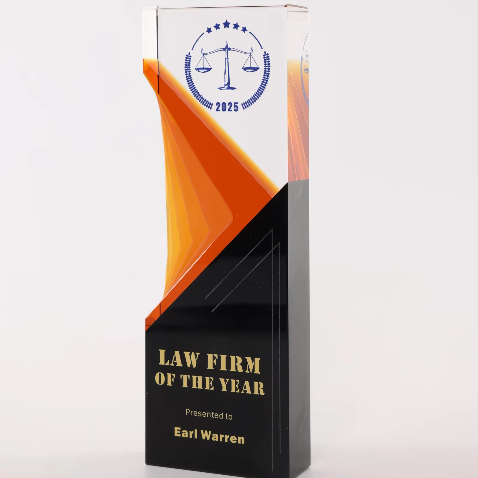 Factory Wholesale Custom Design Crystal Trophy Award for Business Gift