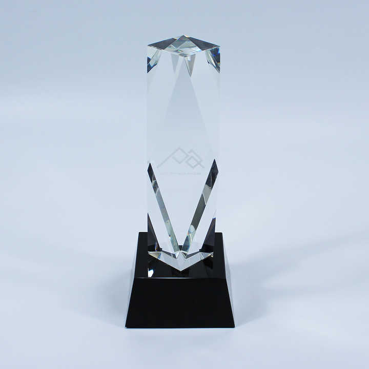 Hitop Ceremony Award Trophy Custom Service Metal Cup Trophy K9 Crystal Trophy for Ceremony Gift