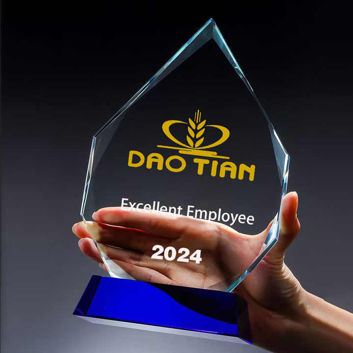 Factory Wholesale K9 Blank Crystal Iceberg Models Shield Custom Laser Engraved logo Crystal Glass Trophy Awards for Sports Event