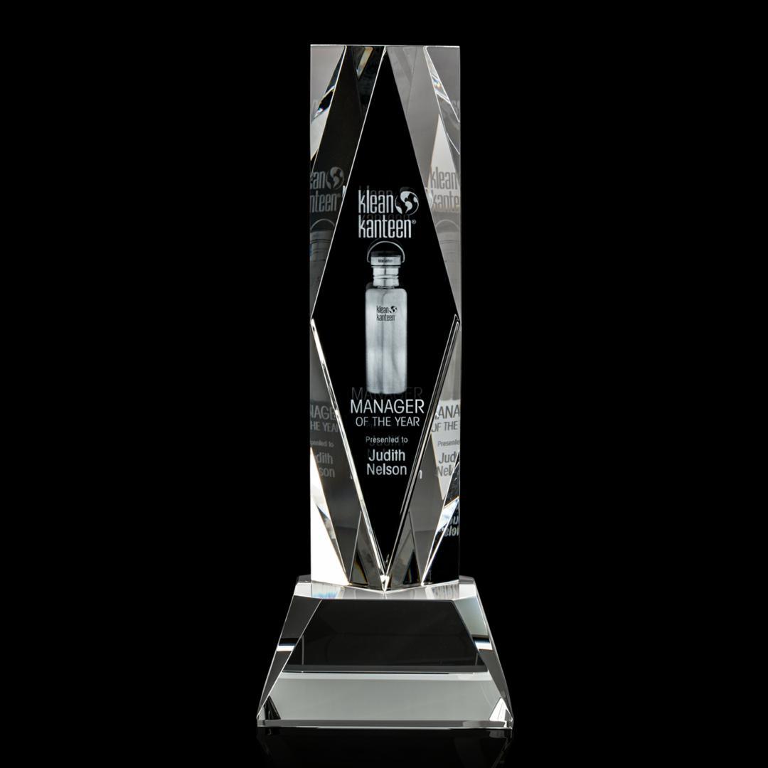 Hitop Ceremony Award Trophy Custom Service Metal Cup Trophy K9 Crystal Trophy for Ceremony Gift