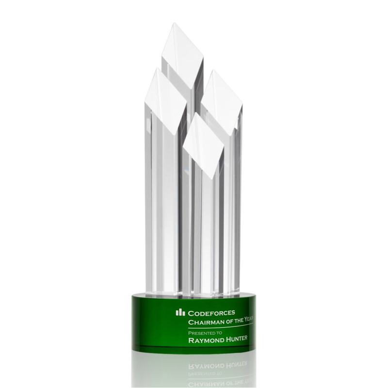 Hot Sell Crystal Golf Trophy Design K9 Golf Souvenir Suppliers Trophy Dance Awards Factory Wholesale Crystal Glass Trophy