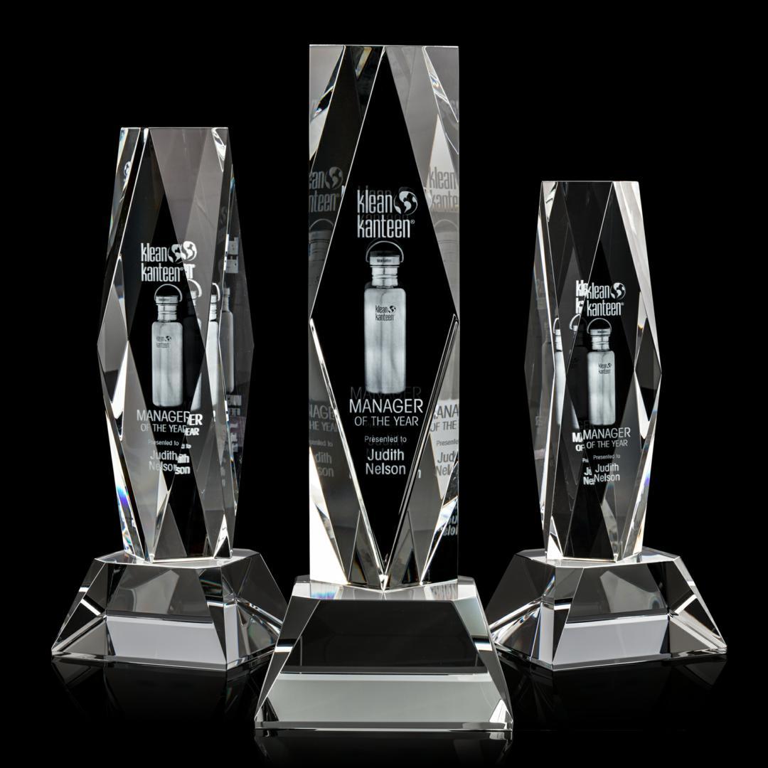 Hitop Ceremony Award Trophy Custom Service Metal Cup Trophy K9 Crystal Trophy for Ceremony Gift