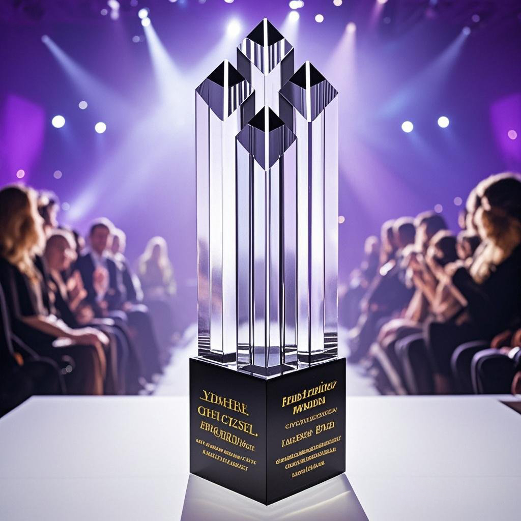 Noble Luxury Custom Leadership Trophy Crystal Allegiance Diamond Tower Award