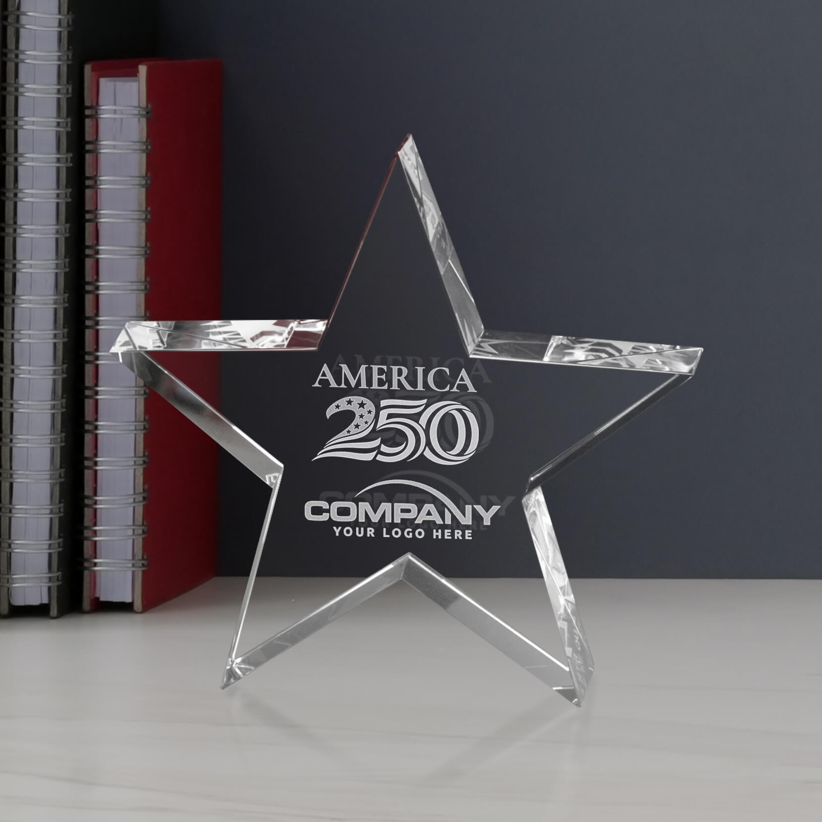 Wholesale Factory Customized Crystal Star Trophy High Grade K9 Trophy Crystal Awards High Quality Souvenir