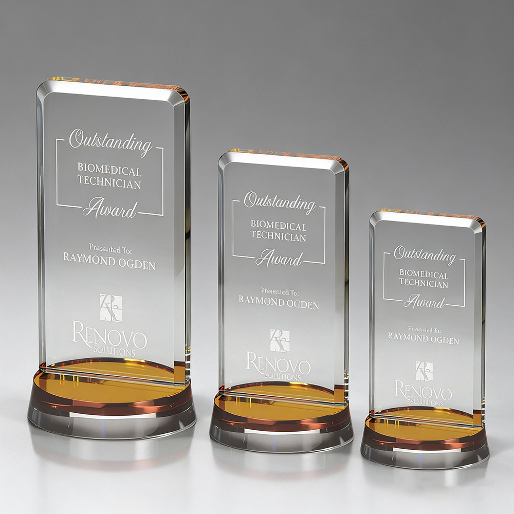 Noble Wholesale New Arrival Premium Crystal Plaque Trophy Award for Business Event Gift