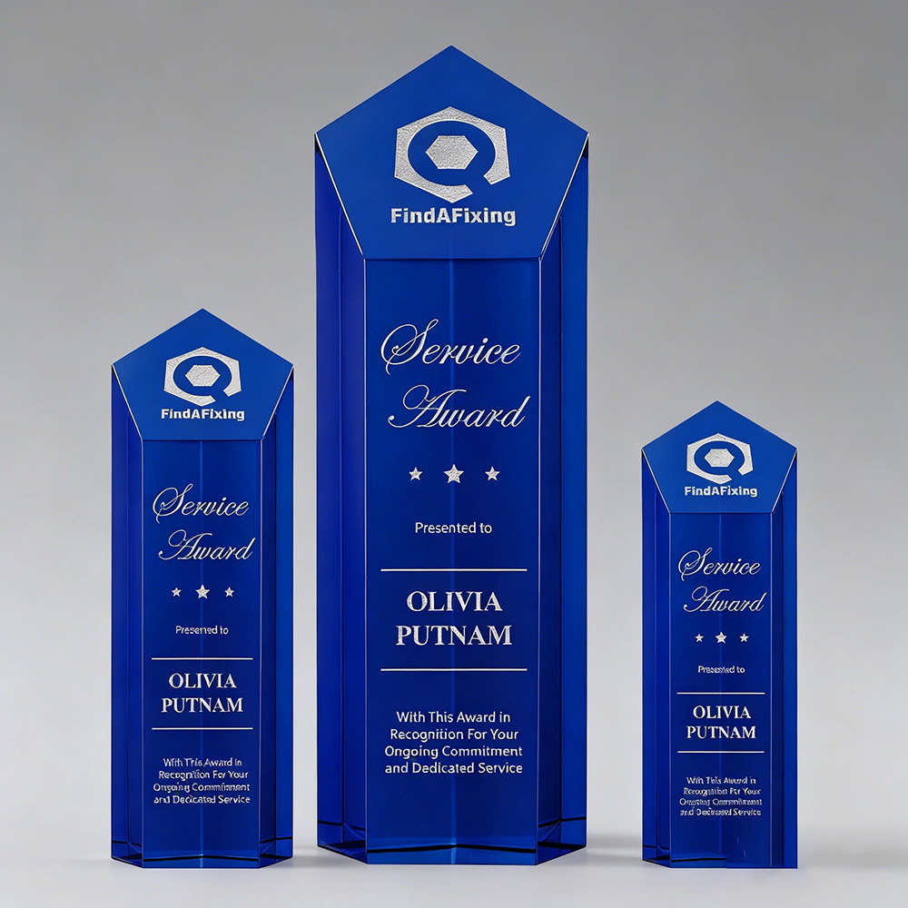 Noble Factory Wholesale Fashion Style Premium Crystal Achievement Trophy Award for Business Event Gift