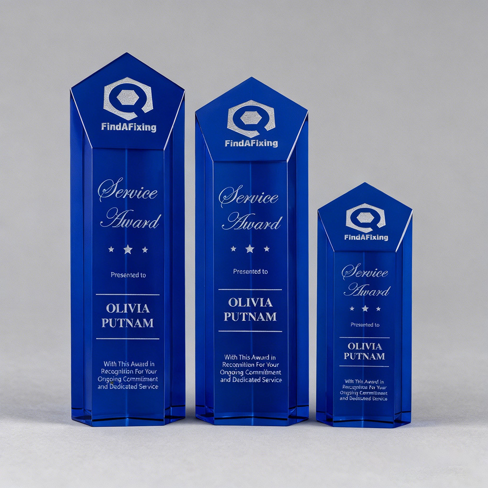 Noble Factory Wholesale Fashion Style Premium Crystal Achievement Trophy Award for Business Event Gift