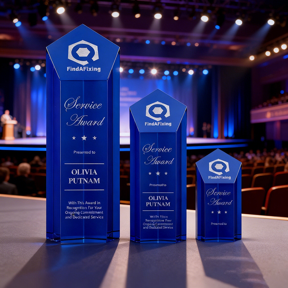 Noble Factory Wholesale Fashion Style Premium Crystal Achievement Trophy Award for Business Event Gift