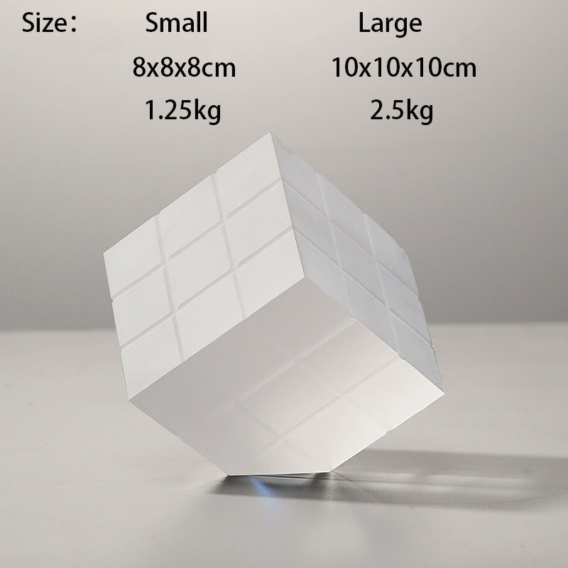 Fashion Creative Gift Crystal Cube Business Souvenir Home Table Decoration Crystal Cube With Gift Box Packing