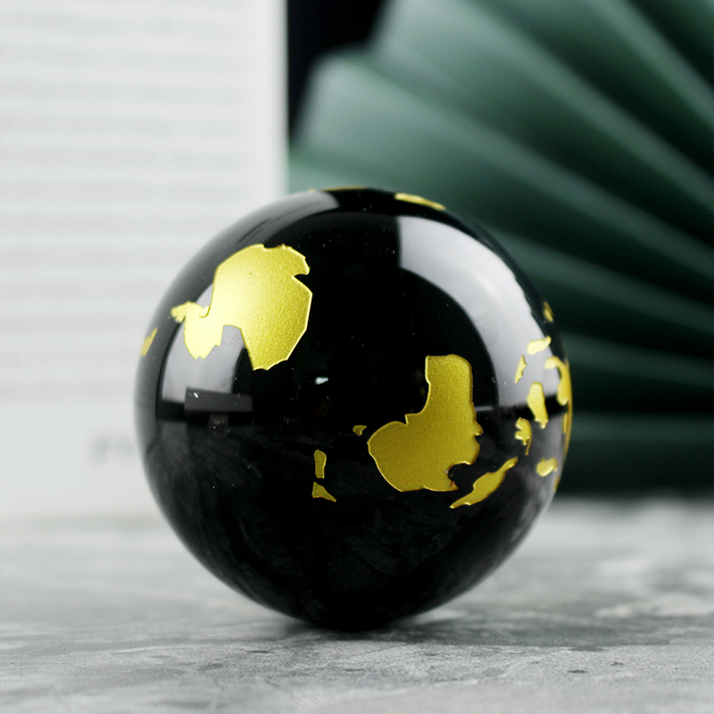 Custom Personalized K9 Optical Crystal Ball Earth Globe for Christmas Decoration