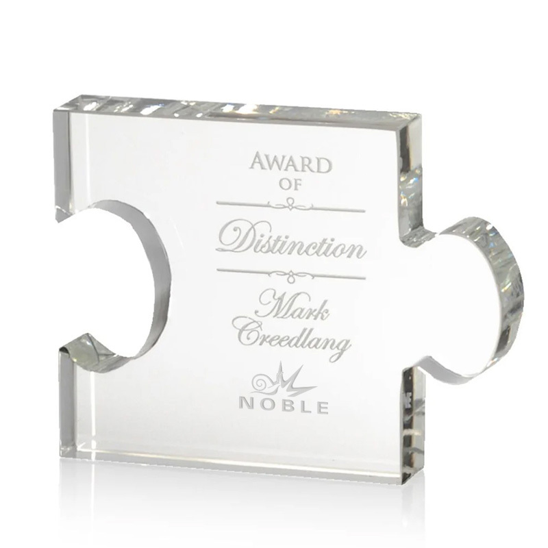Customised Production Personalized Crystal Trophies Transparent Crystal Trophies Crystal Rune Award