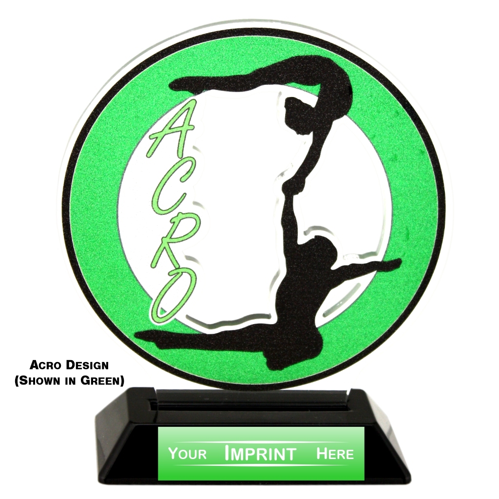 New Design Easy to Assemble Acrylic Star Award Custom GEMnastics Series Acrylic Sports Trophy