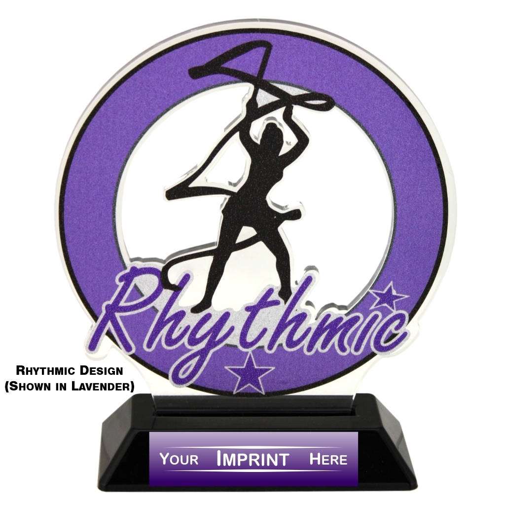 New Design Easy to Assemble Acrylic Star Award Custom GEMnastics Series Acrylic Sports Trophy