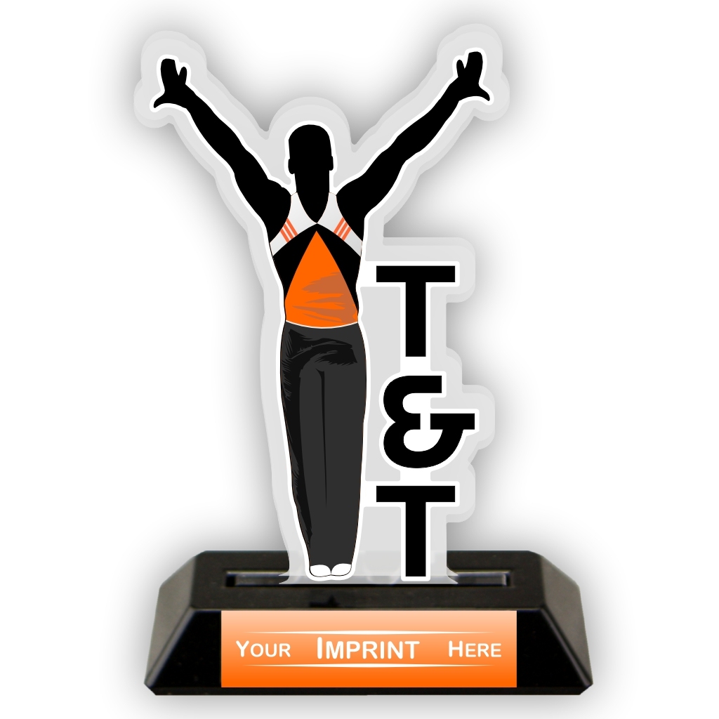 Noble Custom Acrylic Sports Awards Gymnast Victory Series Acrylic Gymnast Trophy