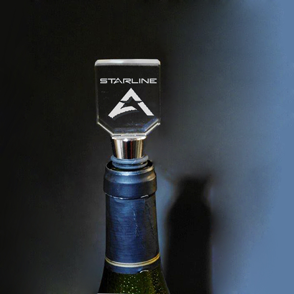 Cheap Company Promotional Gifts Glass Wine Bottle Stopper Crystal  Champagne Wine Stoppers Custom