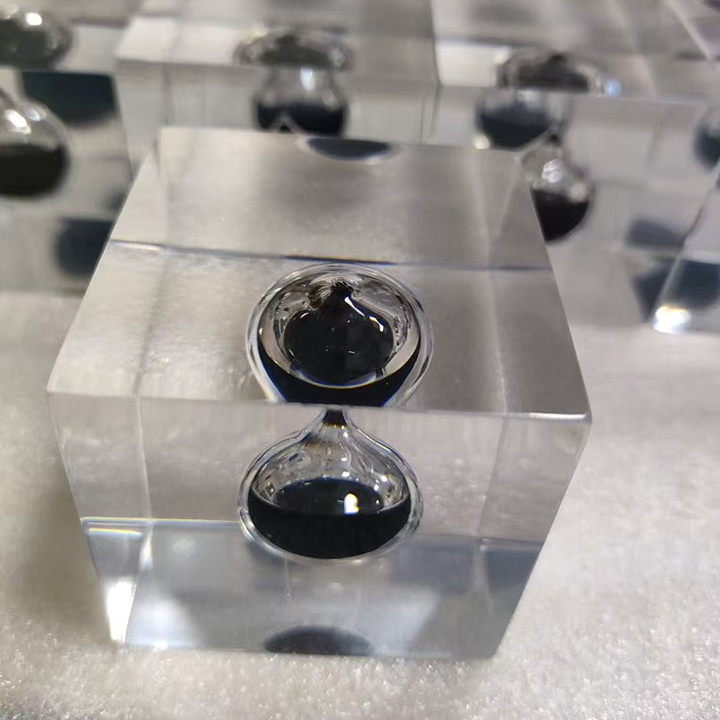 Custom Resin Crystal Oil Droplet Paperweight Crafts Arab Countries Handicrafts Oil Field Oil Company Souvenirs