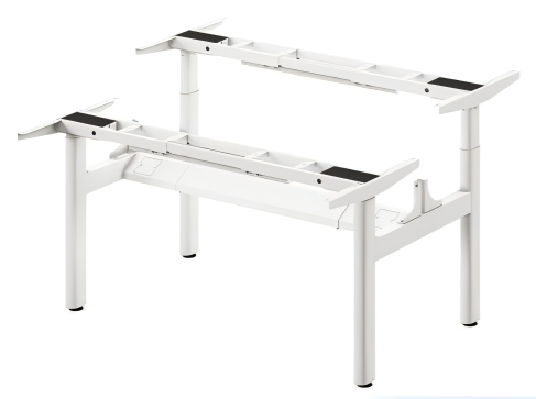 GS2062 Four-Motor 2-Stage Elliptical Tube Dual Station Desk Frame,Royal Source,GS2062 Four-Motor 2-Stage Elliptical Tube Dual Station Desk Frame