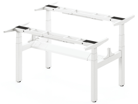 GS3011 Four-Motor 3-Stage Rectangular Tube Dual Station Desk Frame,Royal Source,GS3011 Four-Motor 3-Stage Rectangular Tube Dual Station Desk Frame