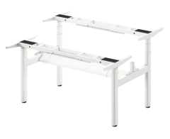 GS3063 Four-Motor 3-Stage Elliptical Tube Dual Station Desk Frame,Royal Source,GS3063 Four-Motor 3-Stage Elliptical Tube Dual Station Desk Frame